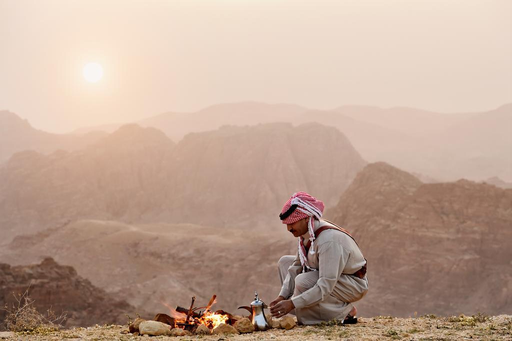 Moevenpick Resort Petra Wadi Musa Exterior photo A Bedouin in Wadi Rum